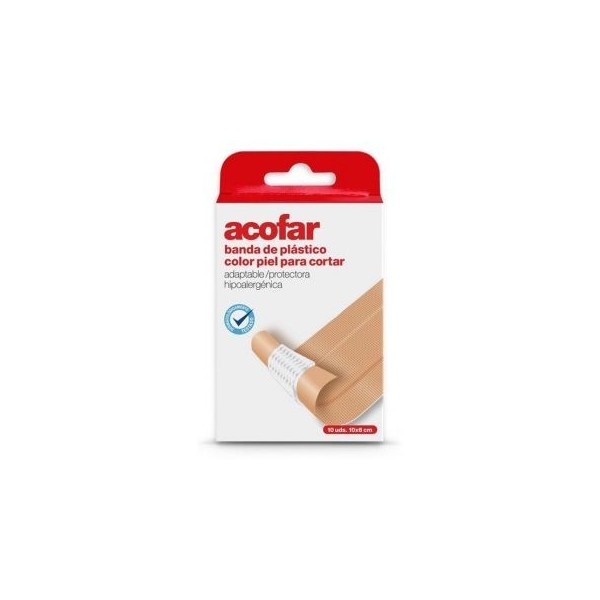 Acofar Tiras Plastico Color Piel 20 Ud