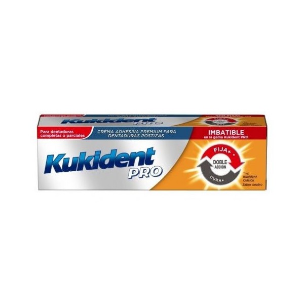 Kukident Pro Doble Acción Neutro 60 Gr