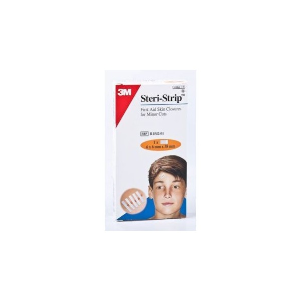 3m Steri Strip Tiras de Sutura Cutánea 38mmx6mm 6uds
