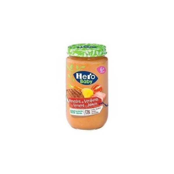 Hero Baby Menestra de Verdura Con Ternera y Jamón