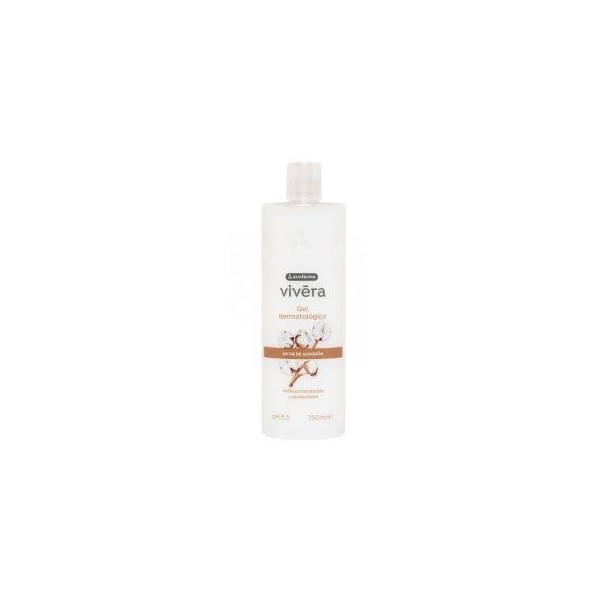 Acofarma Vivera Gel Leche Algodón 1 Envase 750 ML