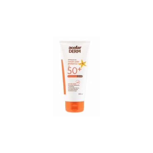 Acofarderm Loción Solar Pediátrica SPF50+ 200 Ml