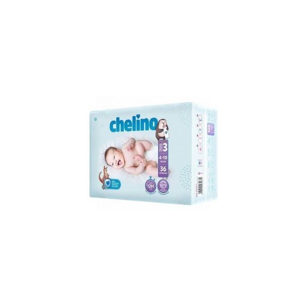 Chelino Love Pañal Talla 3 4-10 Kg 36uds